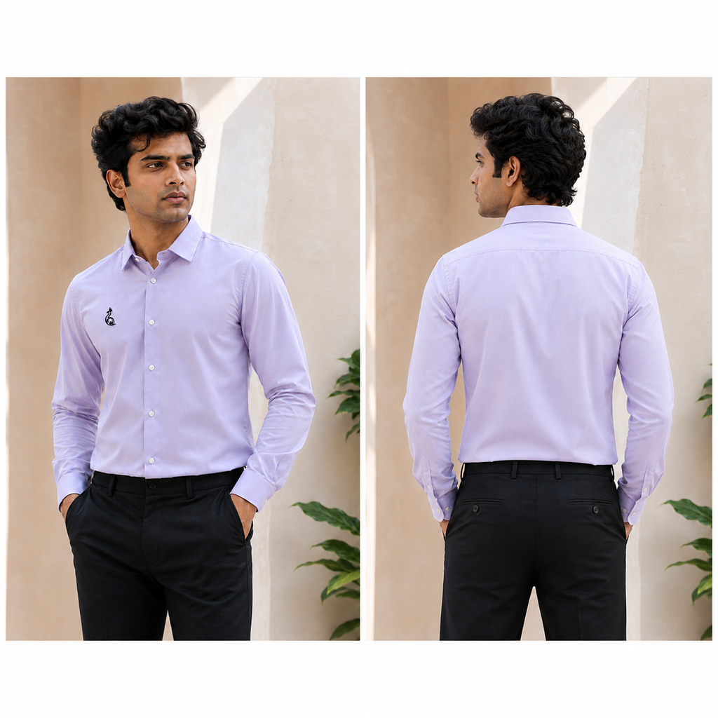 PLAIN SHIRT WITHOUT POCKET