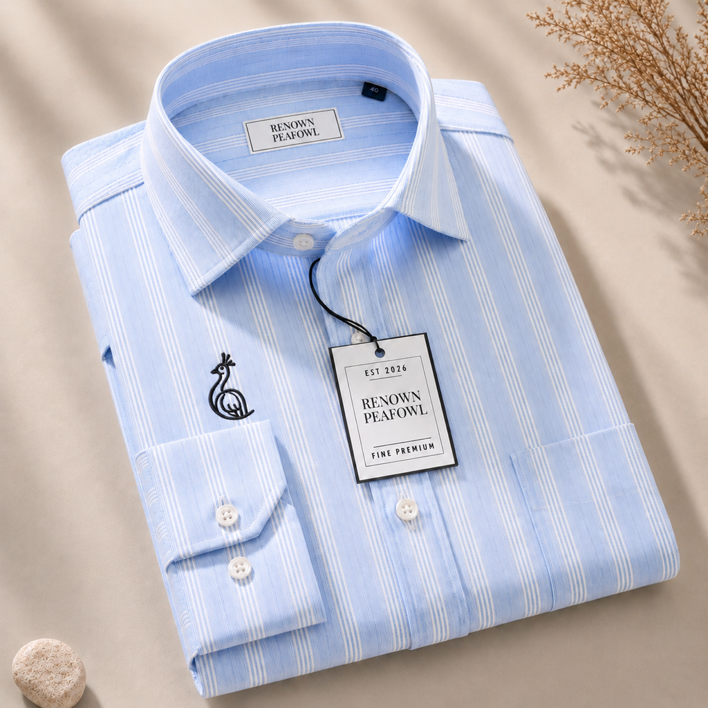 REGULAR COLLAR PLAIN SHIRT WITH SINGLE POCKET