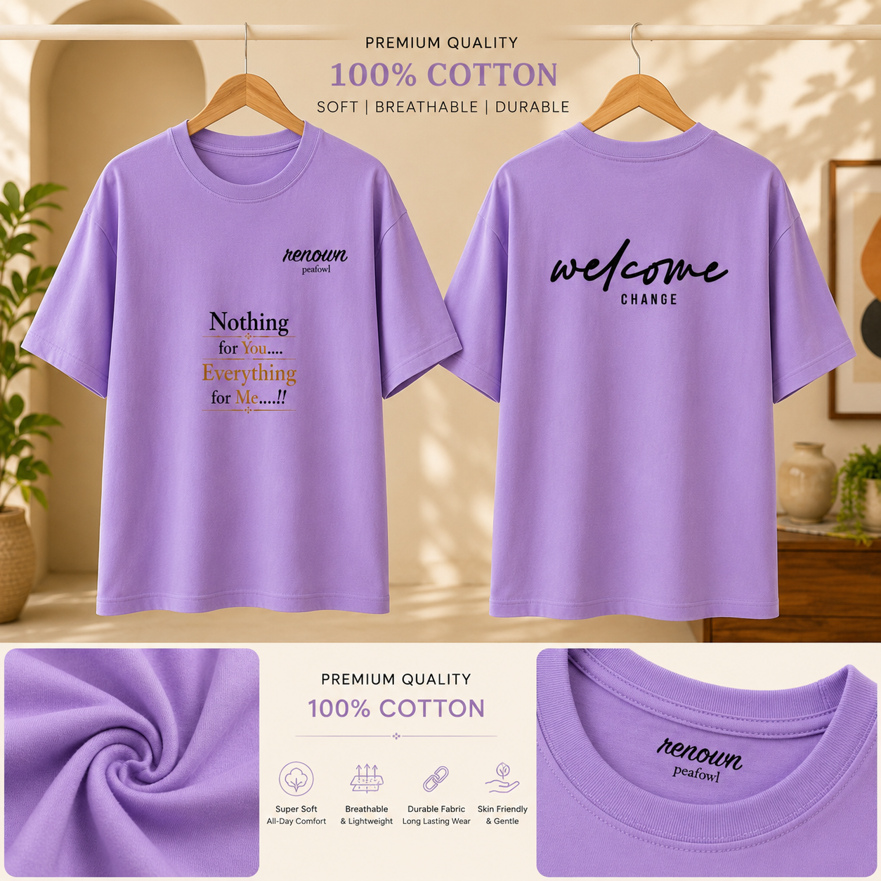 OVER SIZED PRINTED T-SHIRT
