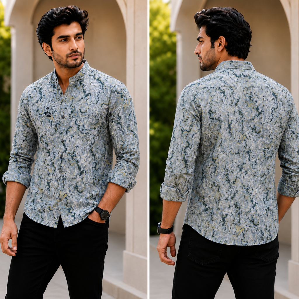 CHINOS COLLAR WITHOUT POCKET SHIRT