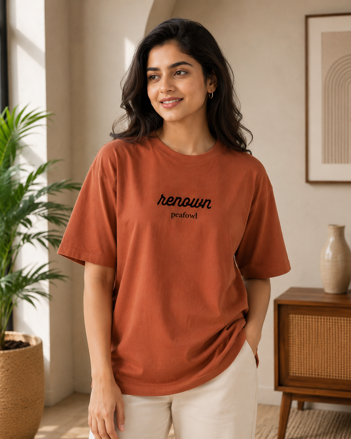 OVER SIZED PLAIN T-SHIRT