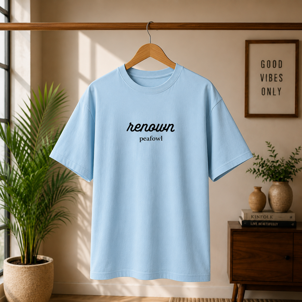 OVER SIZED PLAIN T-SHIRT