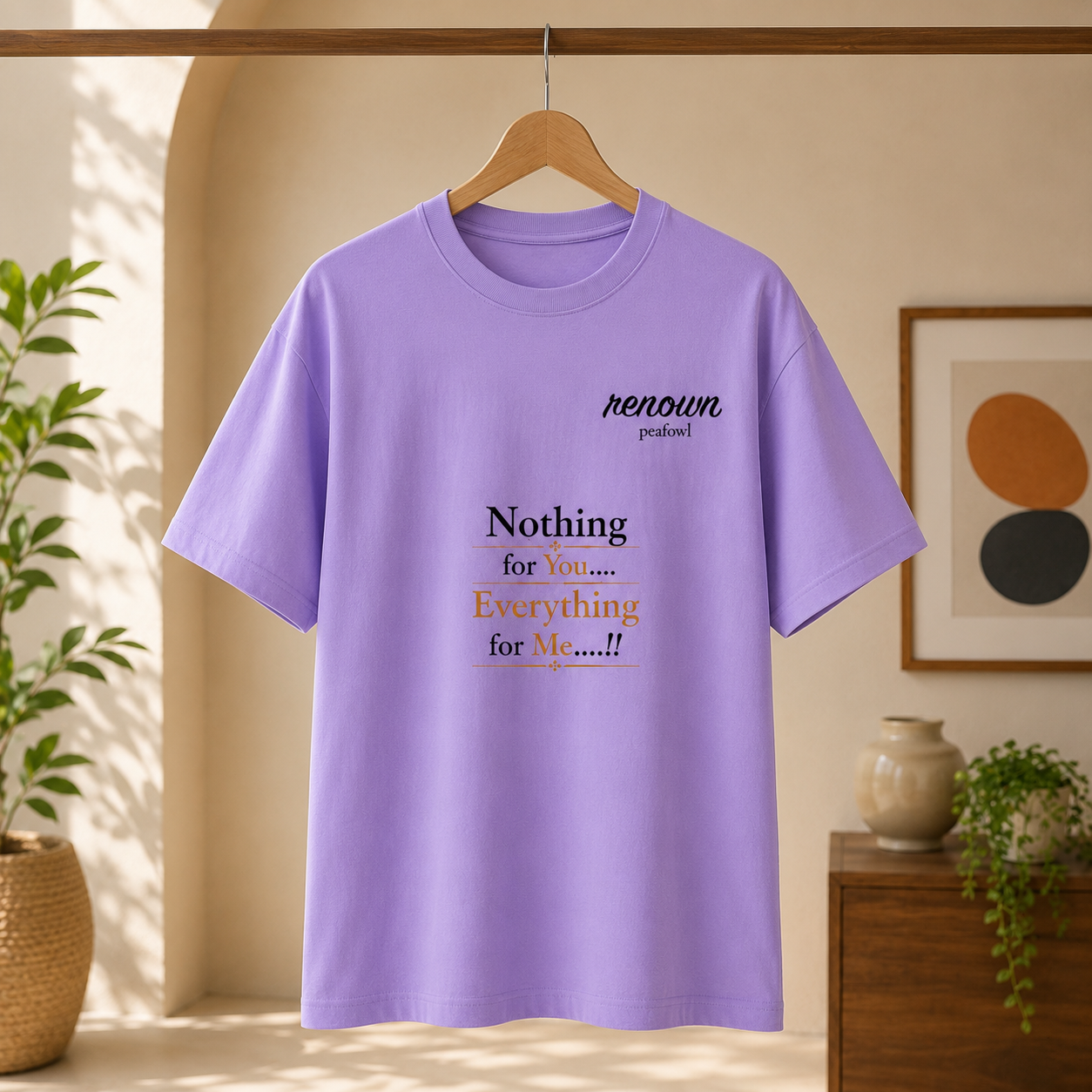 OVER SIZED PRINTED T-SHIRT